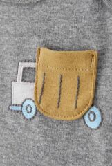 Carters  Layette Erkek Bebek Kısa Kollu 5li Body 1T008910 Desenli
