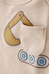 Carters  Layette Erkek Bebek Kısa Kollu 5li Body 1T008910 Desenli