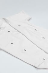 Bistyle Organik Natural Basic Style Kruvaze Yarım Kol Body BS17101 Beyaz