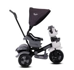 Babyhope 127A Little Panda 3 Tekerli Kontrollü Bisiklet (Pedli) Gri