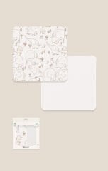 Bistyle 2li Müslin Battaniye Little Elephant Kutulu 70141 75x75cm Beyaz