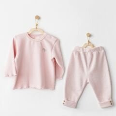 Andywawa AC26218 Casual 2'li Takım Pink