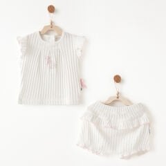 Andywawa AC26508 Summer Time 2li Takım Ekru