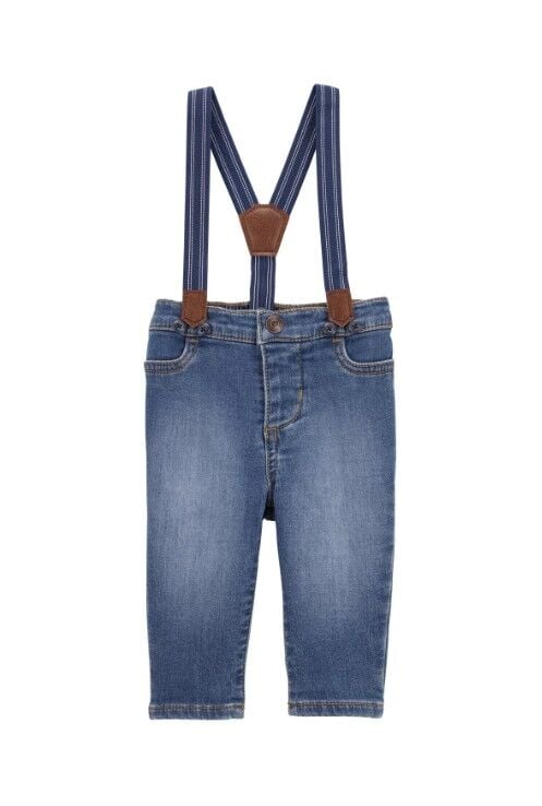 Carters Erkek Bebek Denim Pantolon 1S658510 Mavi