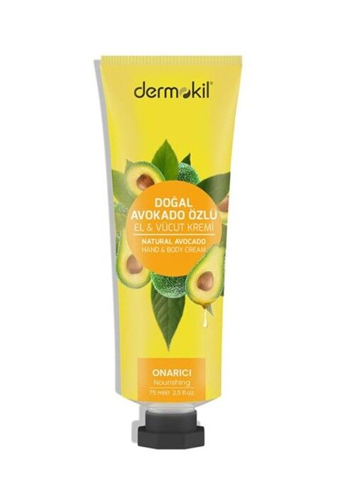 Dermokil Doğal El ve Vücut Kremi 75 ml Avokado