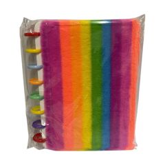 Unicus Pul Spiralli Akıllı Defter- Gökkuşağı Peluş