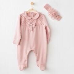 Andywawa AC26242 Little Leopard Tulum Takım Pink