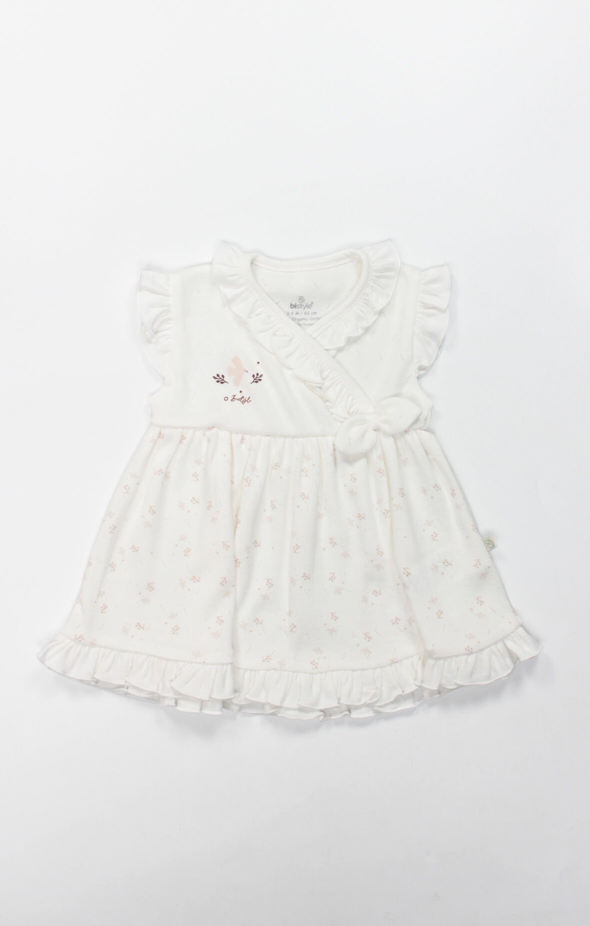 Bistyle Elbise Yarım Kol Morning Sun 21106 Ekru