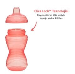 Munchkin Might Grip Alıştırma Bardağı 296ml 9ay+ Pembe