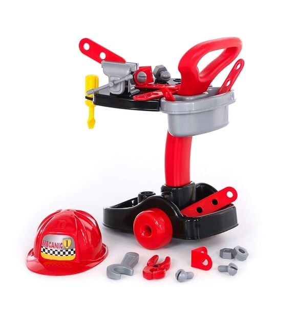 Meslek Setleri  - Mekanik-  Tekerlekli Tamir Seti  Tezgahı 51 cm - 27 parça