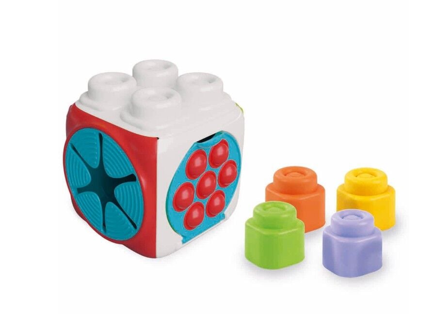 Clementoni Baby Soft Clemmy Yumuşak Blok Duyusal Küp 17902