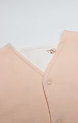 Bistyle Yelek Çift Taraflı Cookies Cute Happy 18112 Somon