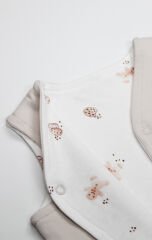 Bistyle Yelek Çift Taraflı Cookies Make Happy 18111 Ekru