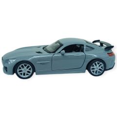 Çek Bırak Metal Arabalar 12 cm - Gri