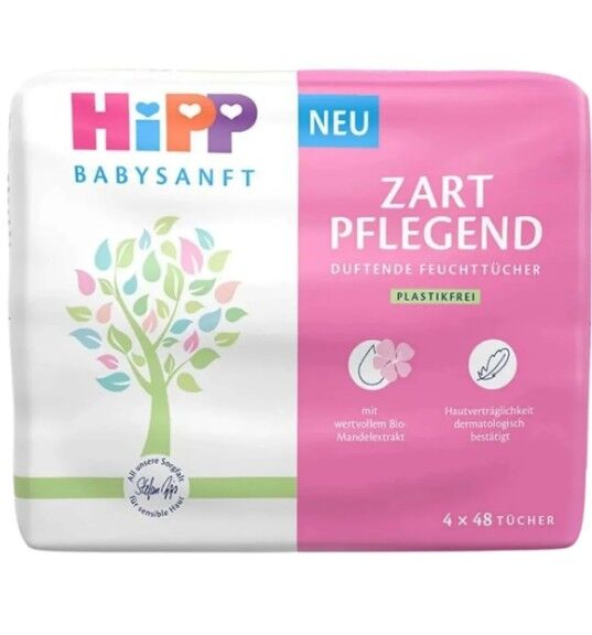 Hipp Temizlik ve Bakım Mendil 48x4 192 Yaprak