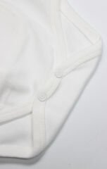 Bistyle Kruvaze Body Yarım Kol Love You Smile 17148 Ekru