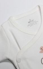 Bistyle Kruvaze Body Uzun Kol Cookies Make Happy 17141 Ekru