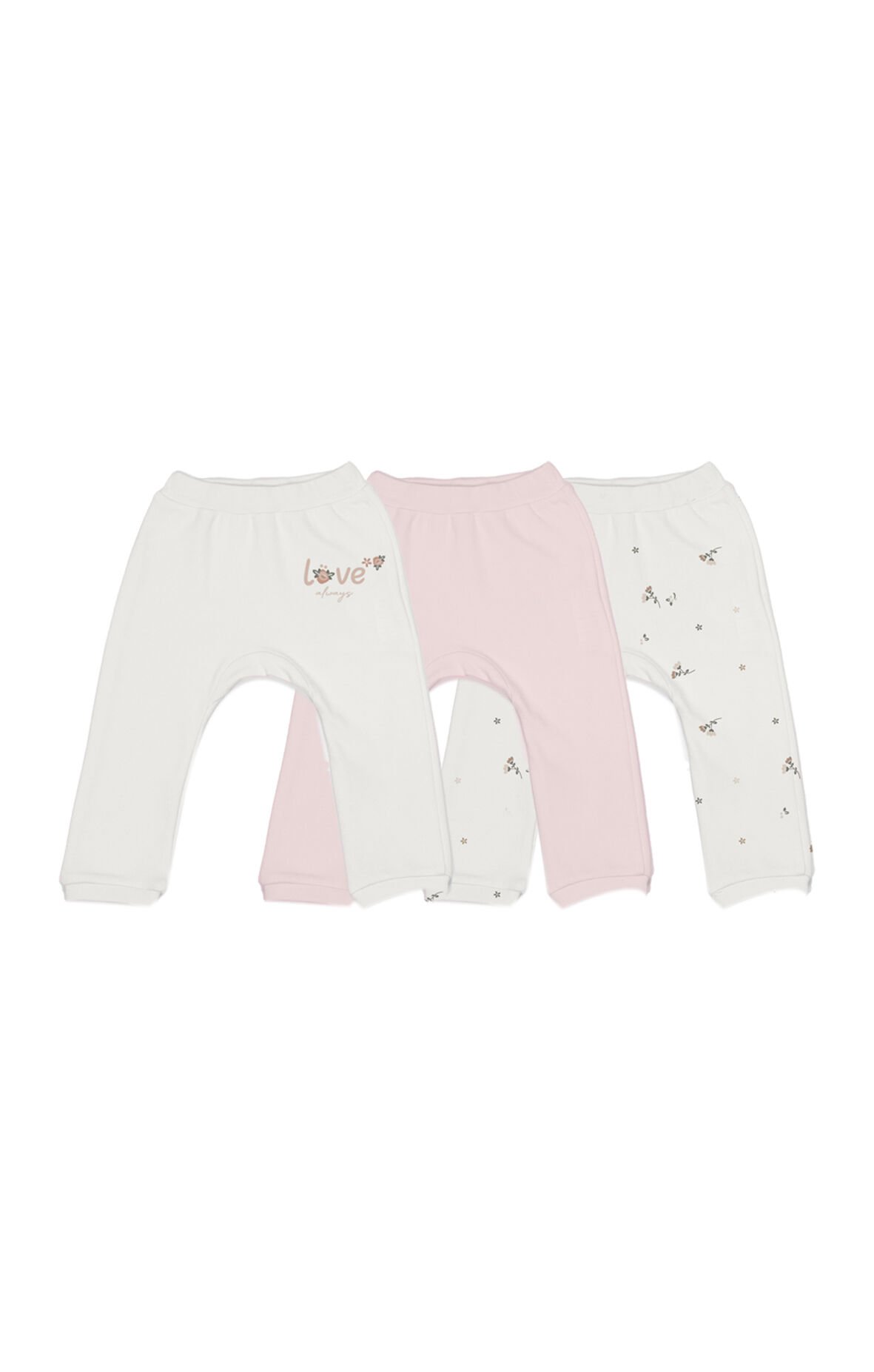 Bistyle 3lü Patiksiz Alt Love Grows Kutulu 16196 Ekru