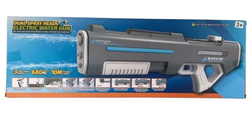 Canem Şarjlı Pilli Su Tüfeği KB1390