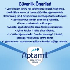 Aptamil Bebek Devam Sütü No4 800gr