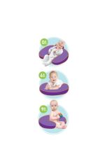 BabyJem Emzirme ve Destek Minderi 082 (Yeni) Gri Çiçek