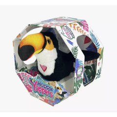 Peluş Ses Tekrarlı Hayvan Bileklik Aksesuar - Tukan Kuşu