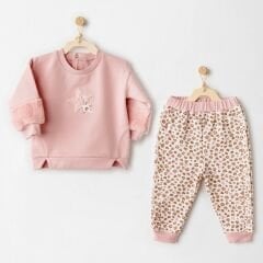 Andywawa AC26233 Little Leopard 2'li Takım Pink