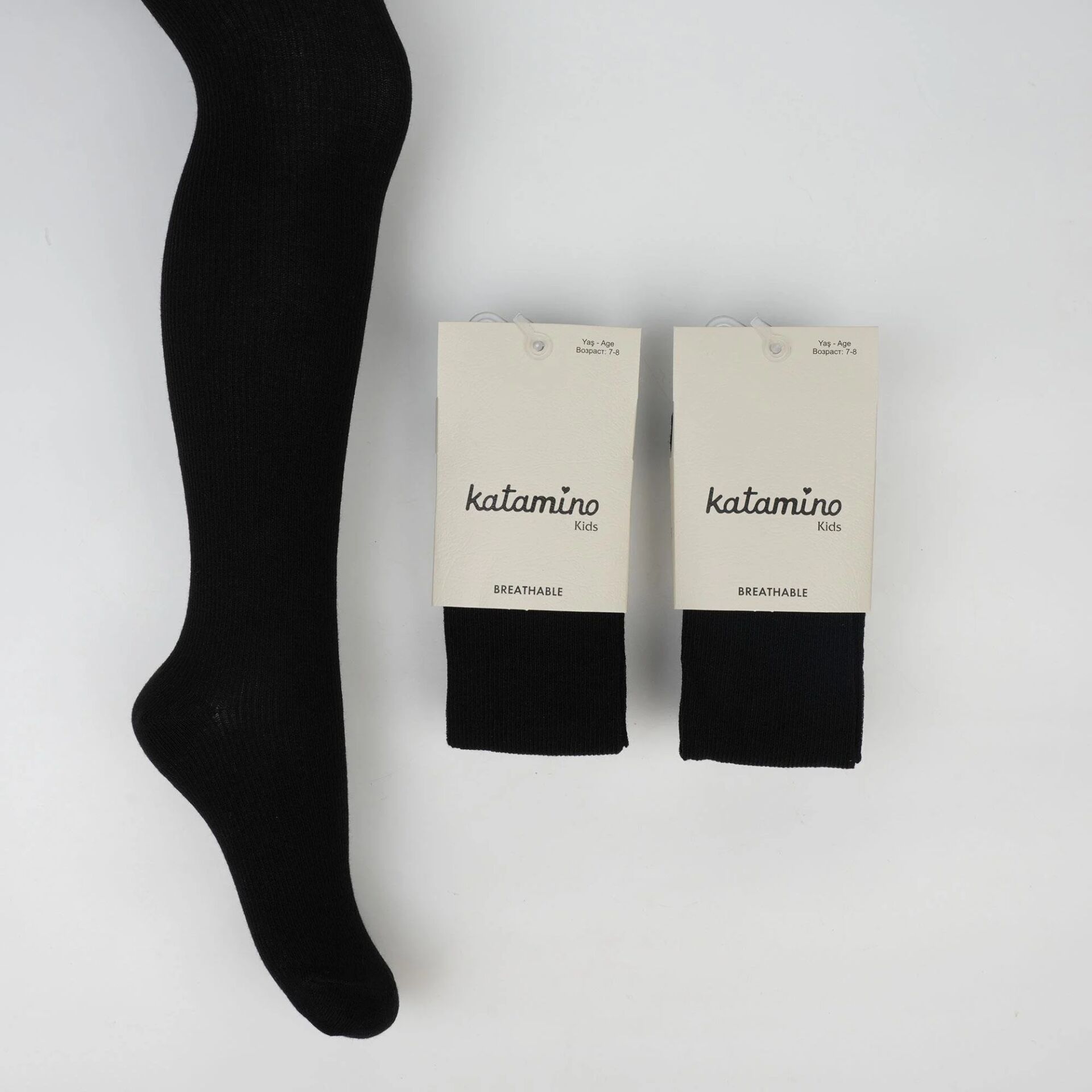 Artı Alago Kız Külotlu Çorap 300423 Siyah