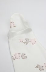 Bistyle Patikli Alt Love You Family 16150 Pudra