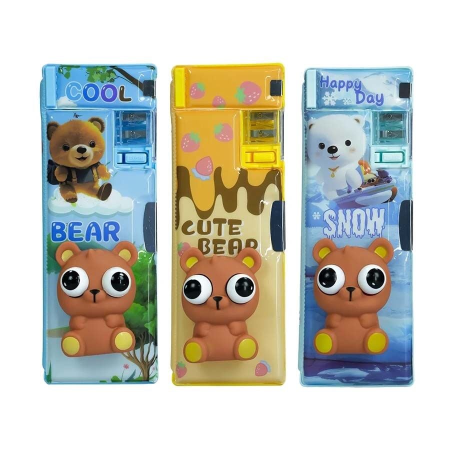 Taros Pörtlek Cute Bear Fonksiyonel Kalemkutusu