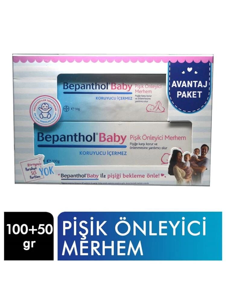 Bepanthol Baby Pişik Kremi Avantaj Paketi 100 Gr + 50 Gr