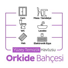 Sleepy Yüzey Temizlik Havlusu 100 Adet Orkide