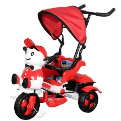 Babyhope Yupi Panda Triycle Kırmızı Siyah