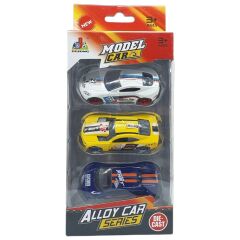 3'lü Araba Yarış Seti - Die Cast - DS045