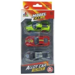 3'lü Araba Yarış Seti - Die Cast - DS045