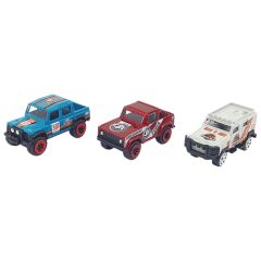 3'lü Araba Off-Road Seti - Die Cast - DS045