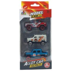 3'lü Araba Off-Road Seti - Die Cast - DS045