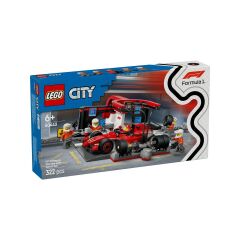 Lego City F1 Pit Stop ve Ekibi