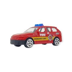 3'lü İş Makinaları Road Seti - Die Cast - DS044 - İtfaiye