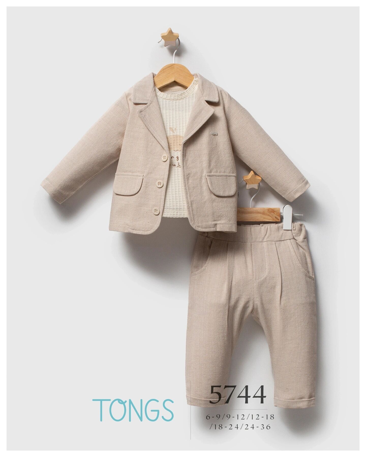 Tongs Sailing Soul 3lü Takım 5744 Bej