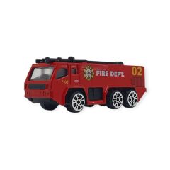 3'lü İş Makinaları Road Seti - Die Cast - DS044 - İtfaiye