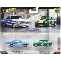 Hot Wheels 2`Li Premium Araba Seti/JHW49