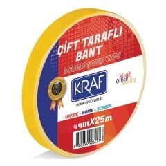 Kraf Çift Taraflı Bant 15mm x 25m