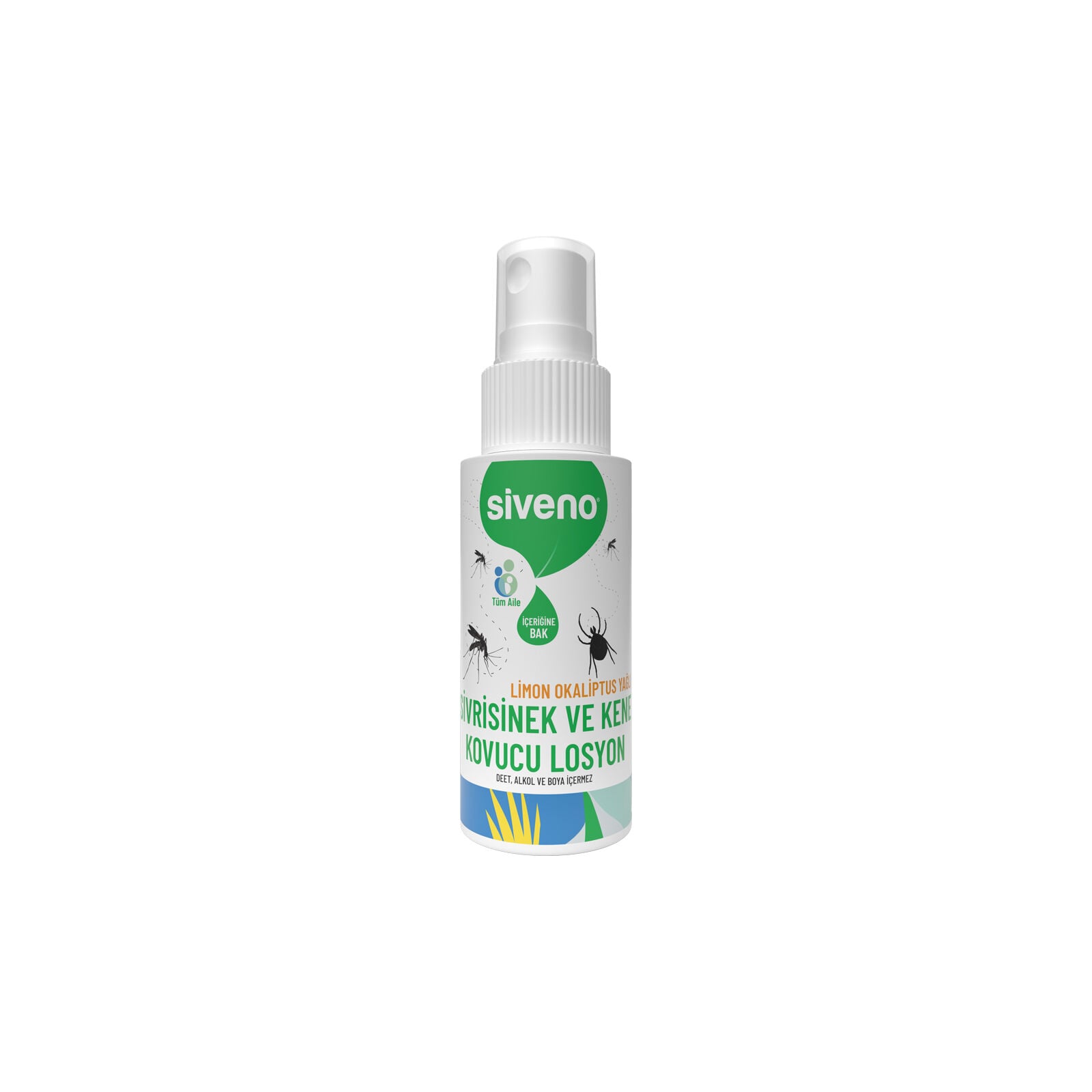 Siveno %100 Doğal Sivrisinek ve Kene Kovucu Sprey Krem 50 ml