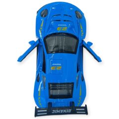 Sesli Işıklı Spor Araba 15 cm - 3291D - Mavi