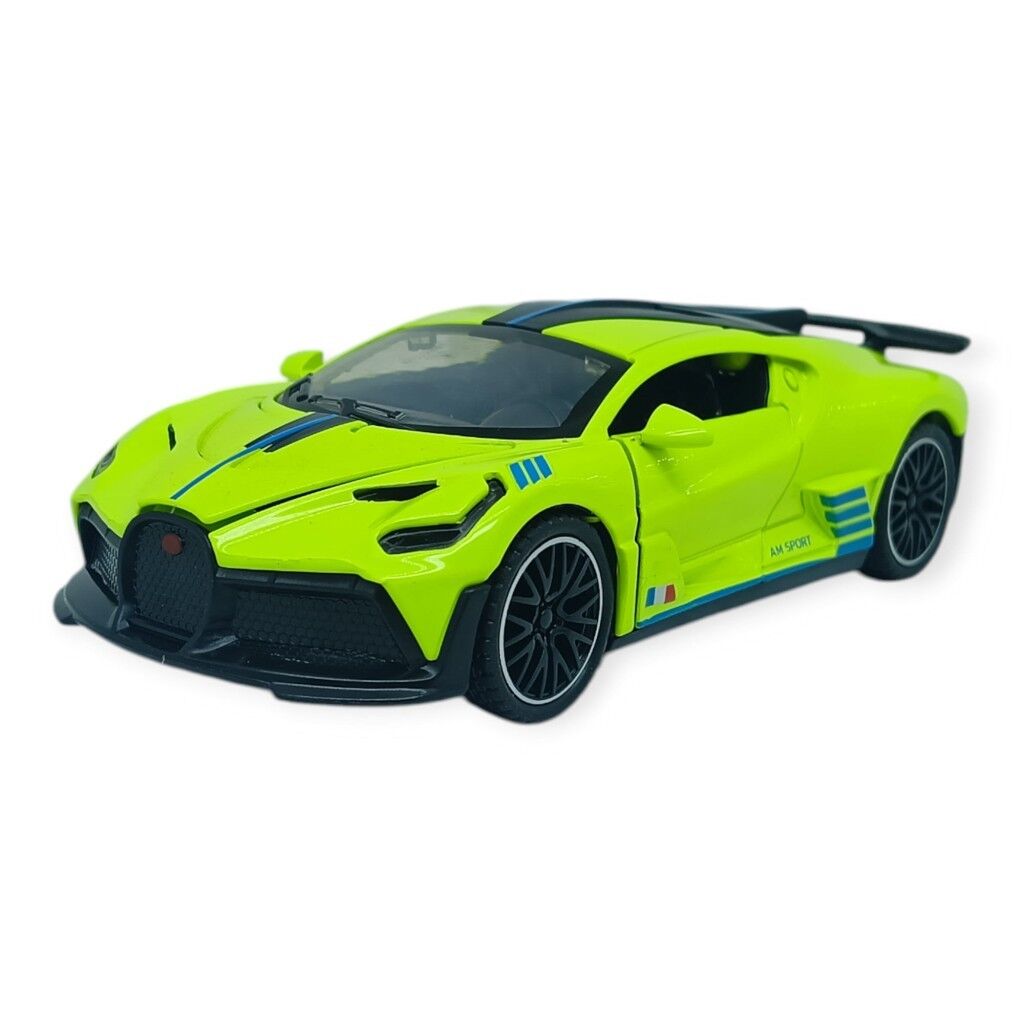 Sesli Işıklı Spor Araba 15 cm - 3241D- Yeşil