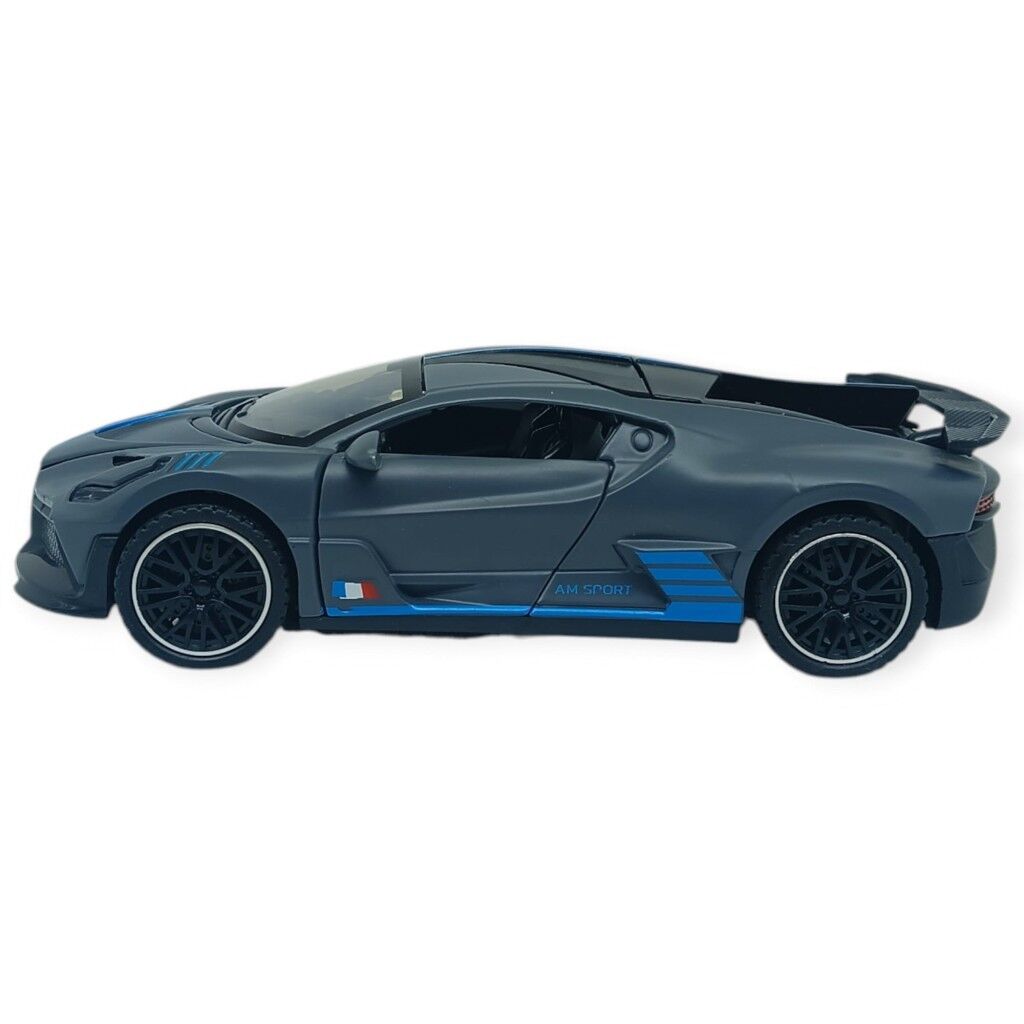 Sesli Işıklı Spor Araba 15 cm - 3241D- Gri