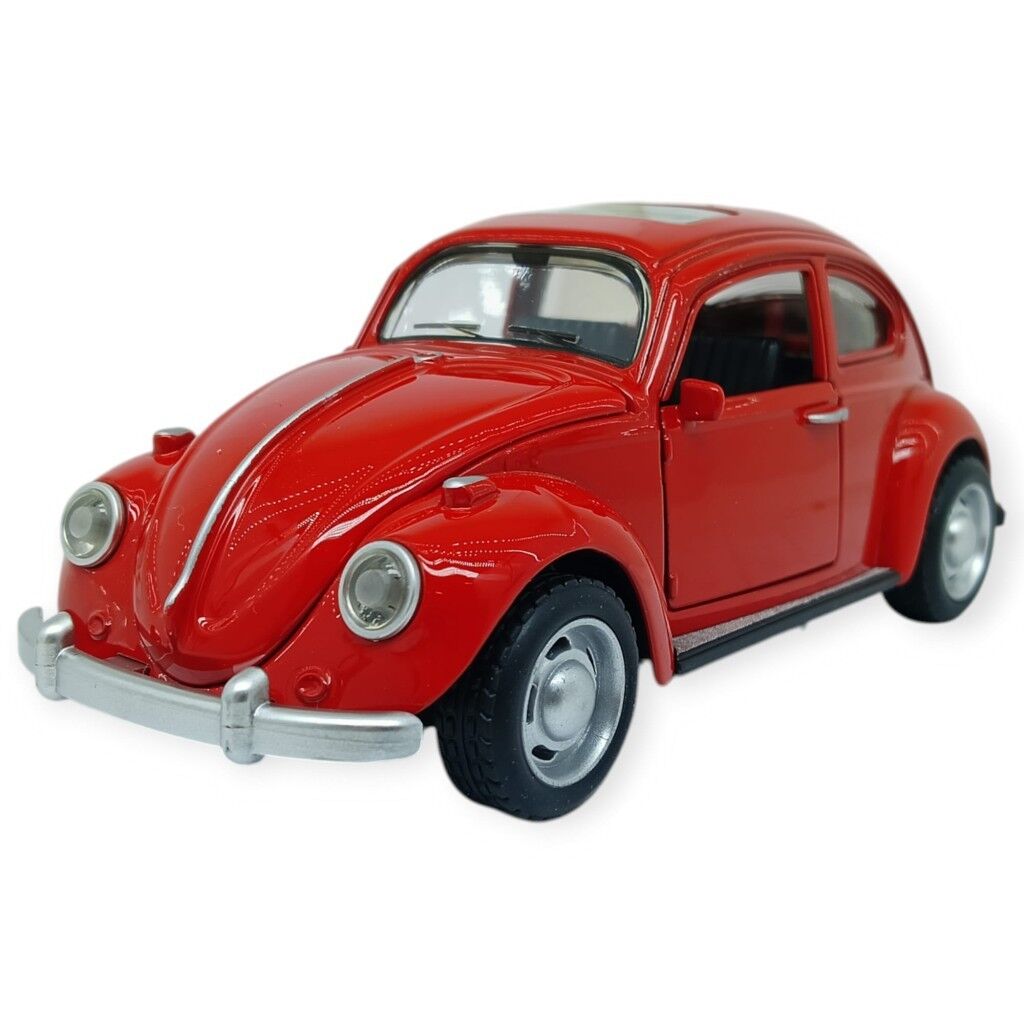 Sesli Işıklı Vosvos Araba 15 cm - 32111D - Kırmızı