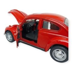 Sesli Işıklı Vosvos Araba 15 cm - 32111D - Kırmızı