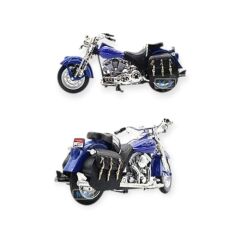 1:12 Ölçekli Model Motosiklet - Classic - HX796 - Mavi